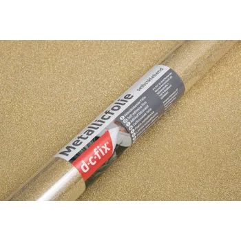 Samolepicí fólie d-c-fix třpytivě zlatá 67,5 cm x 2 m 3418014