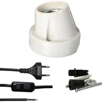 Teraristika Porcelánová objímka Repti zoo do 200 W / 1,8 m šikmá