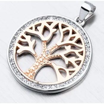 Přívěsek Dámský přívěsek stříbro 925 zirkon - strom života TAGHST-13298
