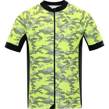 Pánské tričko Pánské cyklo triko Alpine Pro MARK - reflexní žlutá / M