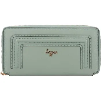 Peněženka Lagen dámská peněženka BLC-5591/922 LIGHT GREEN-SVĚTLE ZELENÁ + doprava zdarma