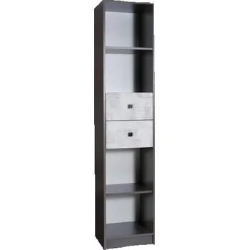 Knihovna Regál TOMMY R6, Grafit/Enigma