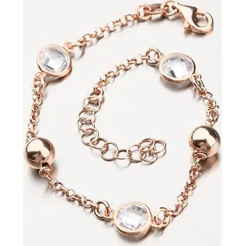 Šperk Dámský náramek stříbro 925 se zirkony 92003043-72-SLX délka 16 cm