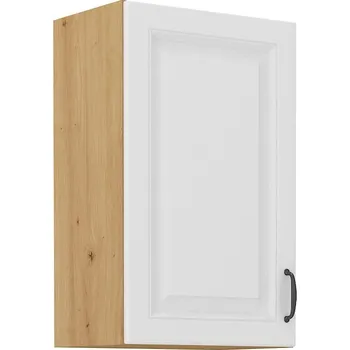 Kuchyňská skříňka Kuchyňská horní skříňka STIPE 45 G 72 1F, Bílá/Dub artisan