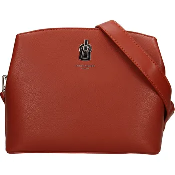 Kabelka Dámská crossbody kabelka David Jones Karmen - červeno-hnědá