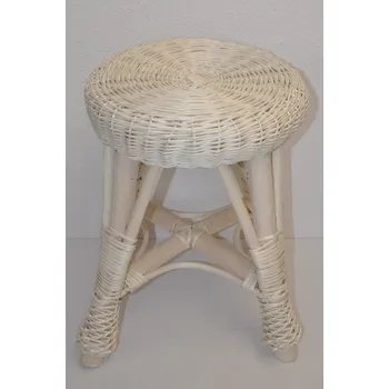 Taburet Taburetka Rudnik bílá