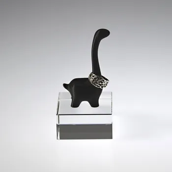 Šperkovnice Stojan na prsteny černý (Stojan na šperky)