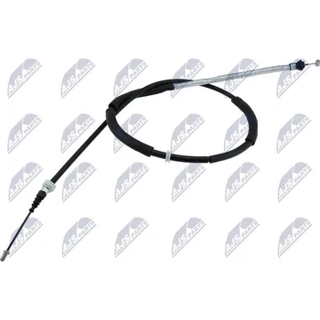 Lanko parkovací brzdy Lanko ruční brzdy NTY HLR-FT-017