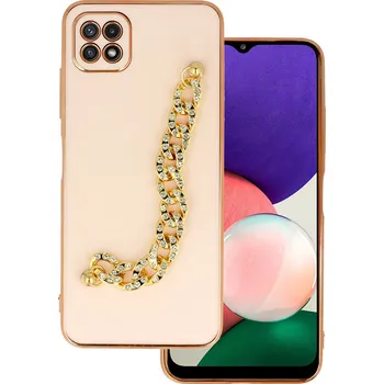 Pouzdro na mobilní telefon Trendové pouzdro pro Samsung Galaxy A22 5G design 4 light pink