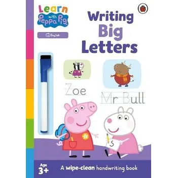 Cizojazyčná kniha Learn with Peppa: Writing Big Letters - Peppa Pig