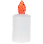 LED svíčka elektrická ZD1 bílá/červená