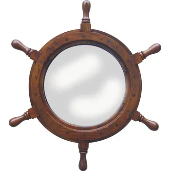 SEA Club Zrcadlo kormidlo dřevěné průměr 45/24,5 cm