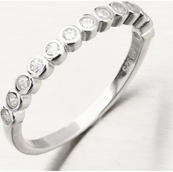 Prsten Dámský prsten stříbro 925 zirkon GST-11593 velikost 55