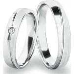 Snubní prsteny bílé zlato 585 SP-280-B