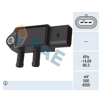 Čidlo automobilu Senzor, tlak výfukového plynu FAE 16143