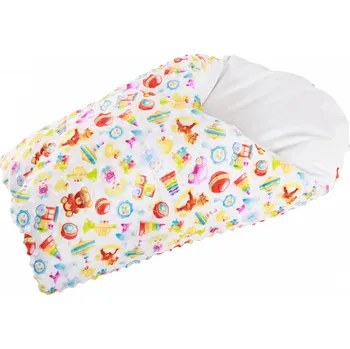 Zavinovačka JAN peří Péřová zavinovačka "Dráček" - hračky - Péřová zavinovačka "Dráček" 80x80 cm hračky vnitřek + potah