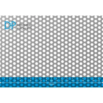 Plech Děrovaný plech Rv 5-8 nerez 1.4301, 1x1000x2000 mm