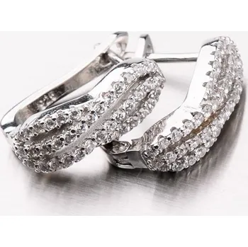 Náušnice Dámské náušnice stříbro 925 zirkon UCST-122225