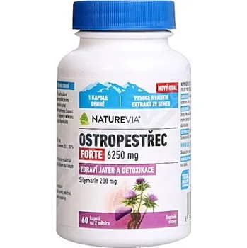 NatureVia Ostropestřec forte cps.60