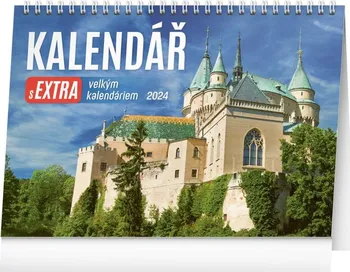 Kalendář Presco Group Stolní kalendář s extra velkým kalendáriem PGS-32581 2024