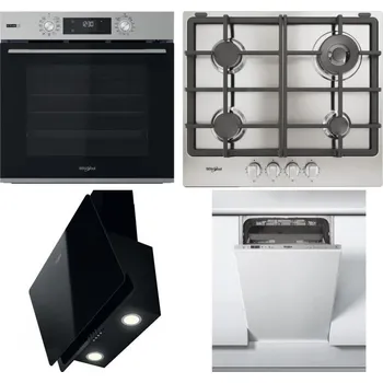 Set domácích spotřebičů WHIRLPOOL OMSK58RU1SX + WHIRLPOOL TGML 661 IX R + WHIRLPOOL WHVP 65F LM K + WHIRLPOOL WSIC 3M27 C