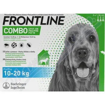 Antiparazitikum pro psa Frontline Combo Spot on Dog 10-20kg pipet.3x1.34ml