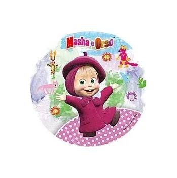 Jedlá dekorace na dort Máša a medvěd č.5 jedlý papír