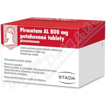 Lék na neurologické potíže Piracetam AL 800mg tbl.flm.100