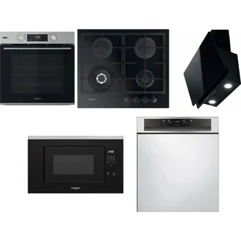 Set domácích spotřebičů WHIRLPOOL OMSK58RU1SX + WHIRLPOOL GOFL 629/NB1 + WHIRLPOOL WHVP 65F LM K + WHIRLPOOL WMF200G + WHIRLPOOL WBC 3C34 PF X