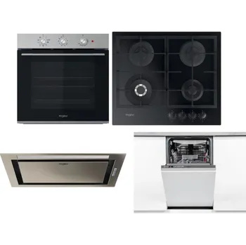 Set domácích spotřebičů WHIRLPOOL OMK38HU0X + WHIRLPOOL GOFL 629/NB1 + WHIRLPOOL WCT3 64 FLB X + WHIRLPOOL WSIO 3O34 PFE X