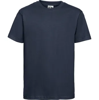 Pánské tričko Navy blue children's t-shirt Slim Fit Russell RUSSELL modrá 2494939