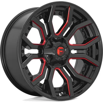 Alu kolo Fuel D712 RAGE disk 24x12 8x165.1 125.1 ET-44, Gloss black