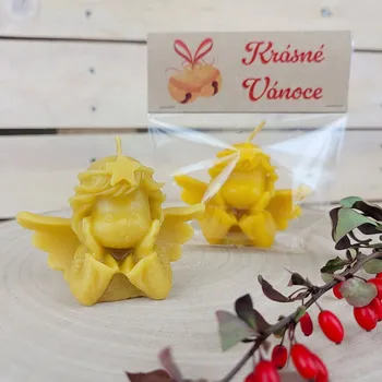 Svíčka Svíčka z včelího vosku - Andílek