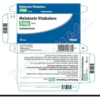 Lék na neurologické potíže Melatonin Vitabalans 3mg tbl.nob.10