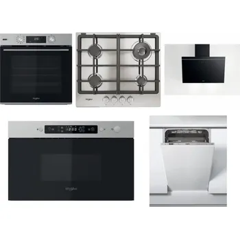 Set domácích spotřebičů WHIRLPOOL OMSK58RU1SX + WHIRLPOOL TGML 661 IX R + WHIRLPOOL AKR 62F LT K + WHIRLPOOL MBNA910X + WHIRLPOOL WSIC 3M27 C