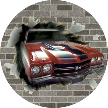 Jedlá dekorace na dort Amerika auro 1 - jedlý papír