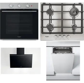 Set domácích spotřebičů WHIRLPOOL OMK38HU0X + WHIRLPOOL TGML 661 IX R + WHIRLPOOL AKR 62F LT K + WHIRLPOOL WSIC 3M27 C