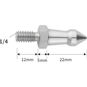 Hrot, bodec stativové nohy 1/4" 39mm (HRT14)