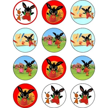 Jedlá dekorace na dort Zajíček BING č.7 - jedlý papír