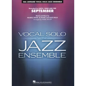 SEPTEMBER (by Earth, Wind and Fire) - zpěv s jazzovým orchestrem / partitura a party