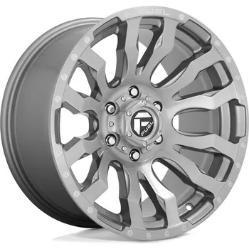Plechové kolo Fuel D693 BLITZ disk 22x12 8x165.1 125.1 ET-44, Platinum