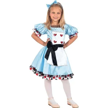 Karnevalový kostým Funiglobal - Deluxe kostým Alenka pro dívky - 3-4 years