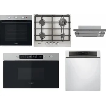 Set domácích spotřebičů WHIRLPOOL OMK38HU0X + WHIRLPOOL TGML 661 IX R + WHIRLPOOL AKR 749/1 IX + WHIRLPOOL MBNA910X + WHIRLPOOL WBC 3C34 PF X