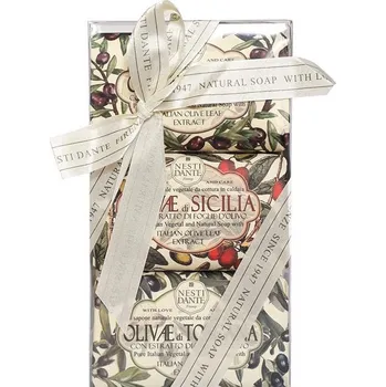 Mýdlo Nesti Dante Olivae dárková sada mýdel 3x 150 g