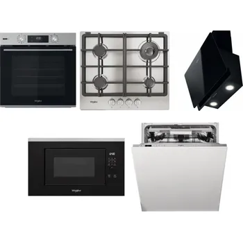 Set domácích spotřebičů WHIRLPOOL OMSK58RU1SX + WHIRLPOOL TGML 661 IX R + WHIRLPOOL WHVP 65F LM K + WHIRLPOOL WMF200G + WHIRLPOOL WIO 3O540 PELG