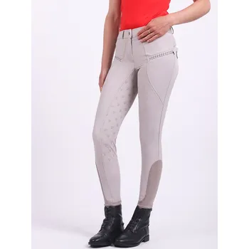 Jezdecké kalhoty QHP Rajtky Eliza QHP, s gripem, dámské, beige 36