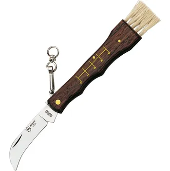 Ostatní Mercury houbařský nůž se štětečkem - ořechové dřevo