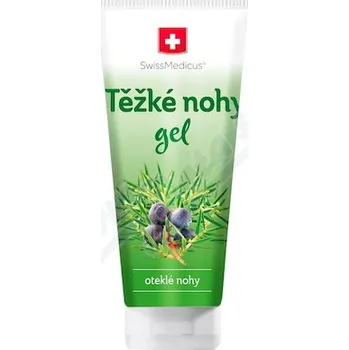 Masážní přípravek Těžké nohy gel 200 ml SwissMedicus