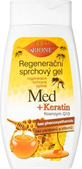 Sprchový gel Bione Cosmetics Honey + Q10 regenerační sprchový gel 260 ml