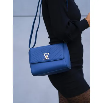 Kabelka BudesIN Modrá kabelka Bohleil s nastavitelným popruhem